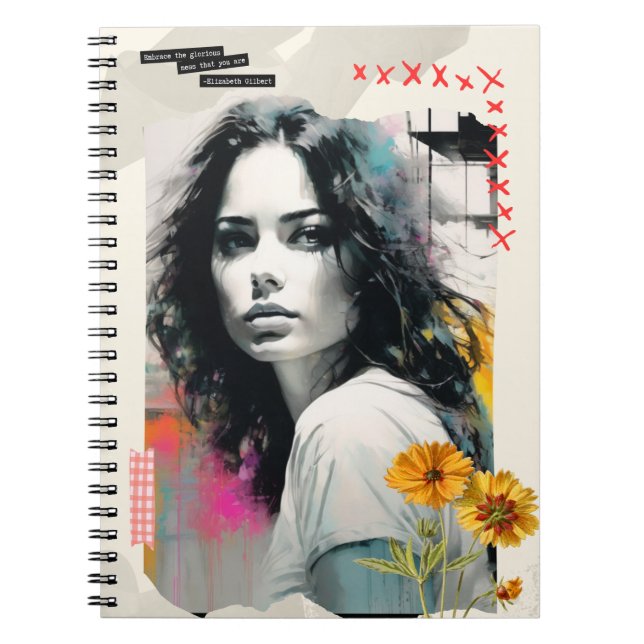 Carnet Citation : Embrassez le glorieux gâchis que vous ê (Devant)