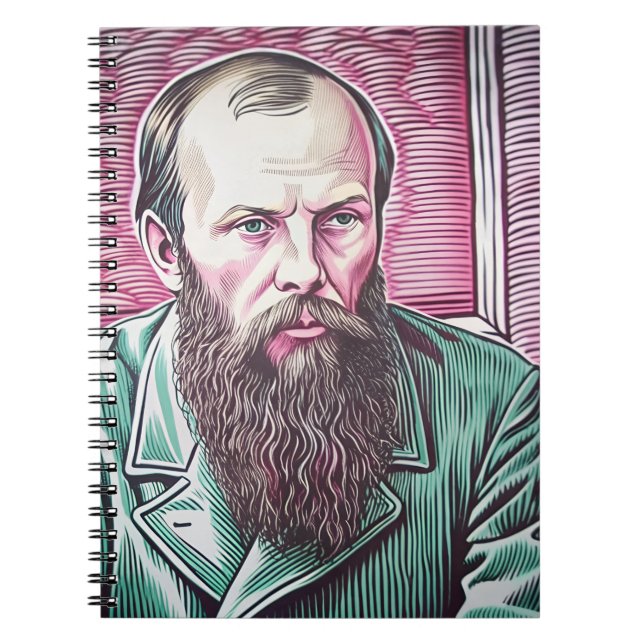 Carnet Citation existentielle de Fyodor Dostoïevski (Devant)