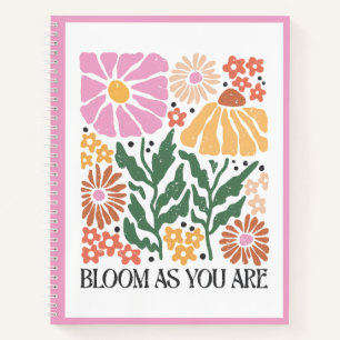 Carnet Citation Florale Inspirationnelle Florale Boho