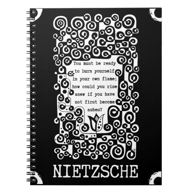 Carnet Citation inspirante de PHOENIX par Nietzsche (Devant)