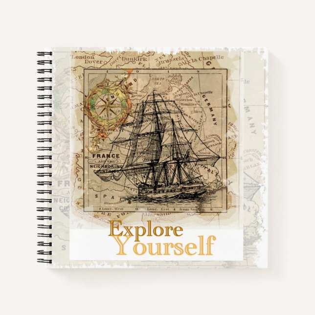 Carnet Citation Inspirationnelle Motivationnelle Moderne  (Devant)