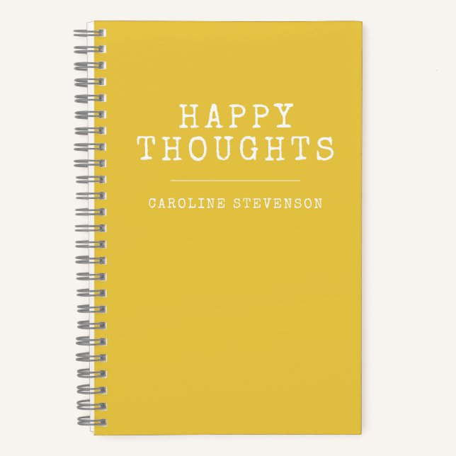 Carnet Citation joyeuse inspirationnelle dans le nom pers (Recto)