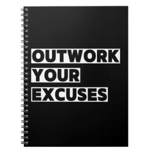 Carnet Citation Motivante Dépasse Vos Excuses