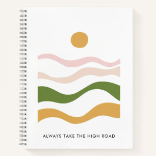 Carnet Citation Motivationnelle Abstraite Prenez la Haute
