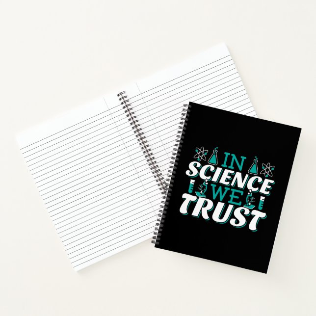 Carnet Citation 'Nous croyons en la Science' - Enseignant (Intérieur)
