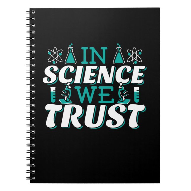 Carnet Citation 'Nous croyons en la Science' - Enseignant (Devant)