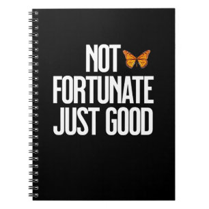 Carnet Citation Papillon Monarch 'Pas De Chance, Simpleme
