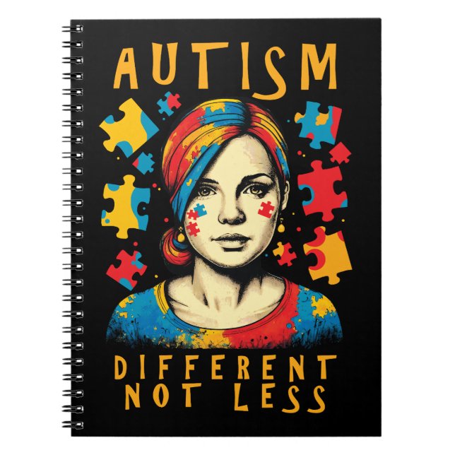 Carnet Citation Positive Différente Pas Moins Sensibilisa (Devant)