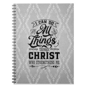 Carnet Citation religieuse Spiral Photo Notebook