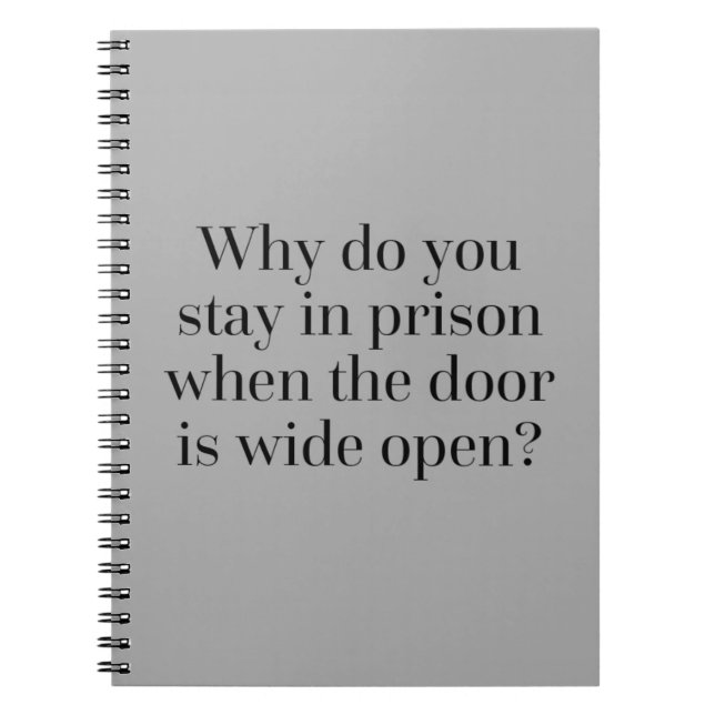 Carnet Citation Sur Le Maintien En Prison (Devant)