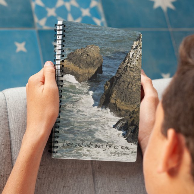 Carnet Citation Time et Tide Chaucer Rocky Coastline (In Situ)