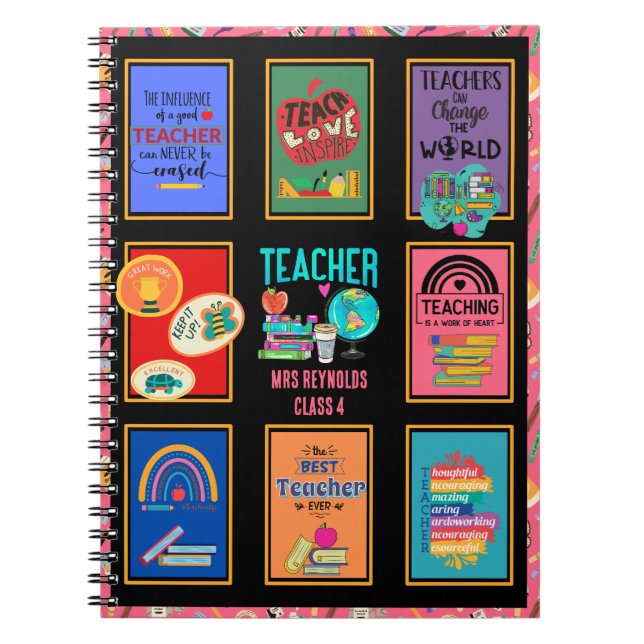 Carnet Citations de cadeaux drôles pour enseignants Cadea (Devant)