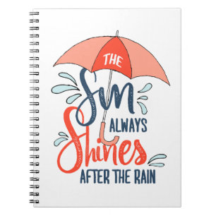 Carnet Citations de pluie Sun Citations de résultats posi