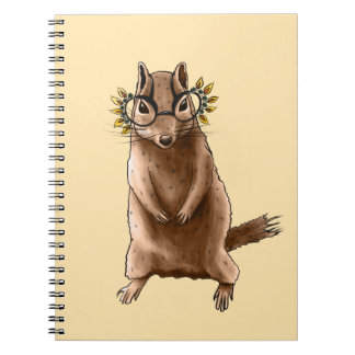 Carnet Cite Chipmunk Hippie Lunettes