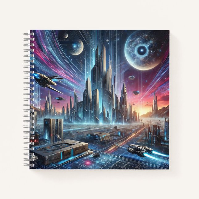 Carnet Cité futuriste et civilisation spatiale (Devant)