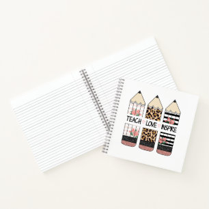 Carnet Citer l'amour et l'inspiration