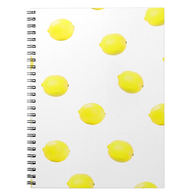 Carnet citron motif version 2 (Devant)