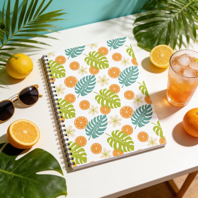 Carnet Citron Tropical (Citrus Tropical Notebook)