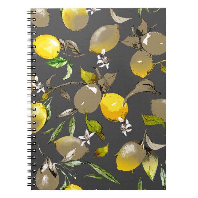 Carnet Citrons aquarelle 35 (Devant)