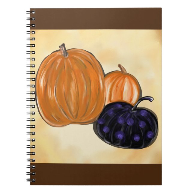 Carnet Citrouille (Devant)