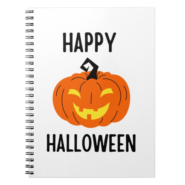 Carnet Citrouille d'Halloween (Devant)