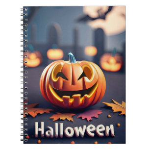 Carnet citrouille d'Halloween