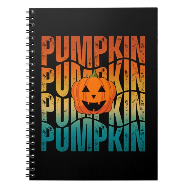 CARNET CITROUILLE D'HALLOWEEN (Devant)