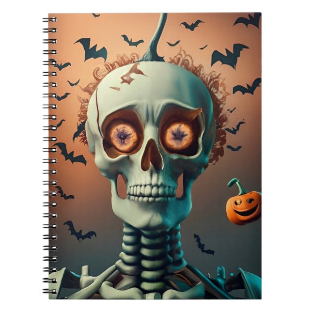 Carnet citrouille d'Halloween (Devant)