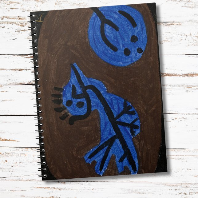 Carnet Citrouille d'oiseaux bleus - Paul Klee 1939 (Créateur téléchargé)