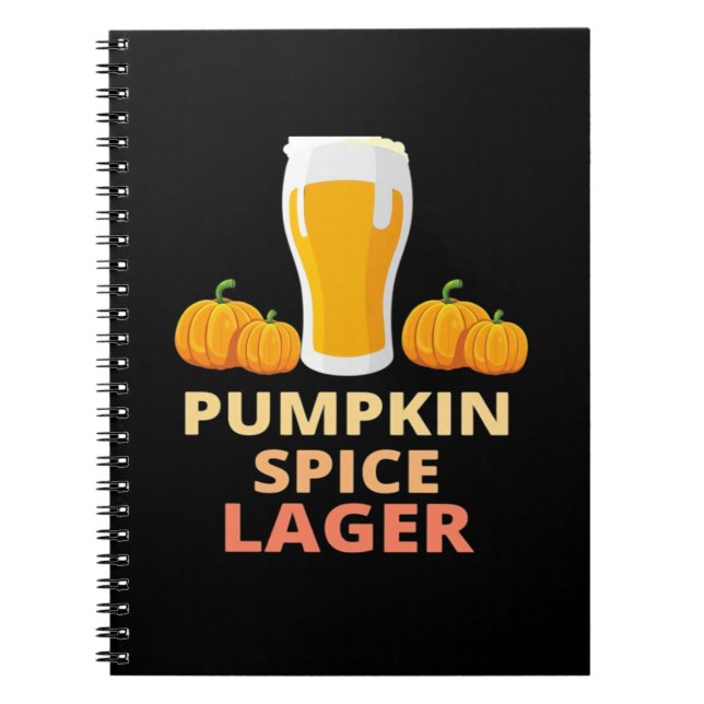 Carnet Citrouille Lager épice, Chemise épice Citrouille,  (Devant)