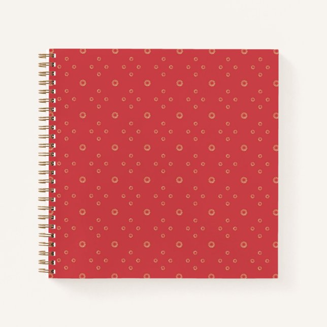 Carnet Citrouille | Soleil Zinnia Doré (Devant)