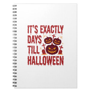 Carnet Citrouilles de compte à rebours d'Halloween Cimeti
