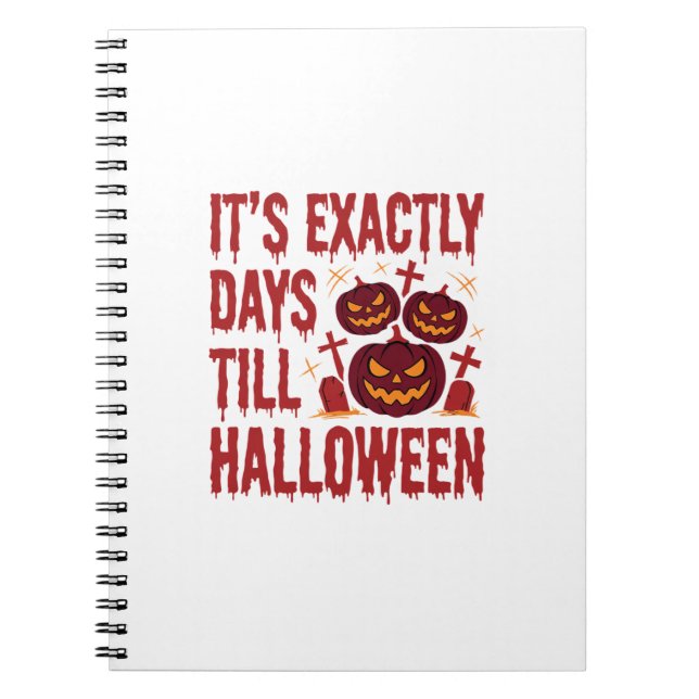 Carnet Citrouilles de compte à rebours d'Halloween Cimeti (Devant)