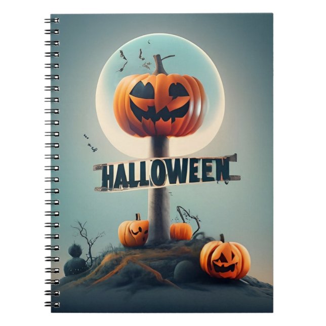 Carnet citrouilles d'Halloween (Devant)