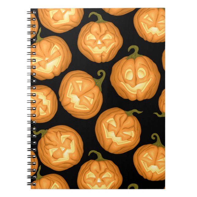 Carnet Citrouilles d'Halloween (Devant)