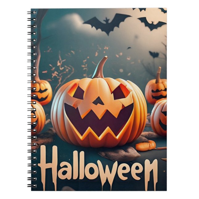 Carnet citrouilles d'Halloween (Devant)