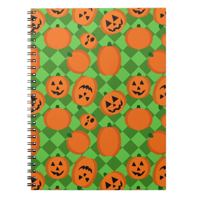 Carnet Citrouilles d'Halloween (Devant)