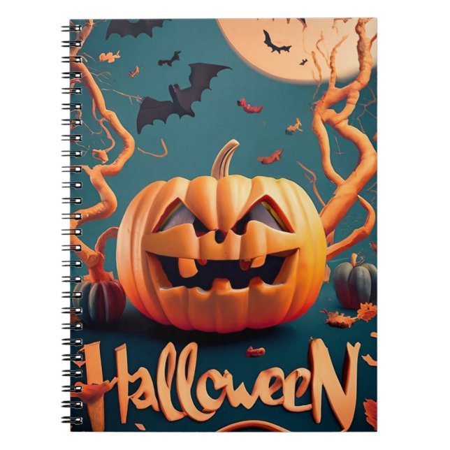 Carnet citrouilles d'Halloween (Devant)