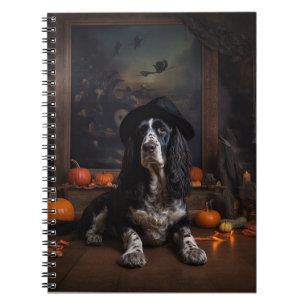 Carnet Citrouilles Épouvantables de Cocker Spaniel Anglai