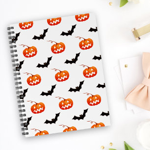 Carnet Citrouilles et chauves-souris d'Halloween, des fri