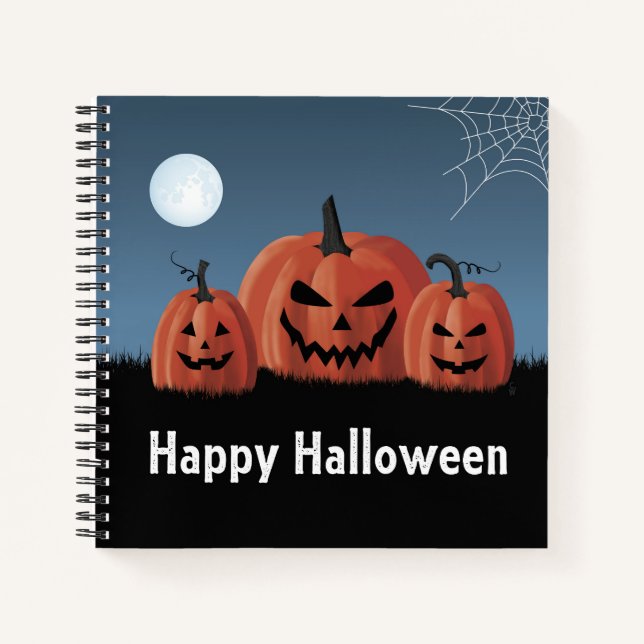 Carnet Citrouilles Halloween (Devant)