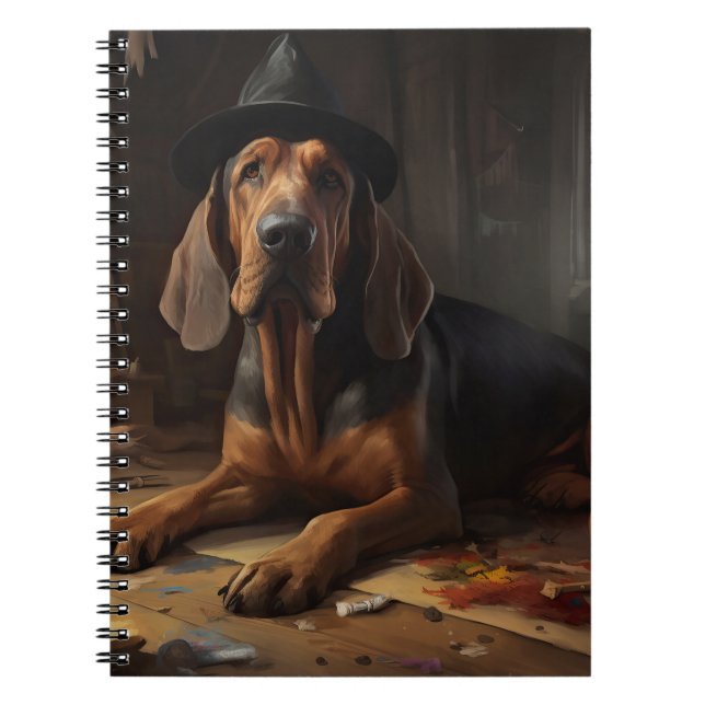 Carnet Citrouilles Limier d'Halloween effrayantes (Devant)