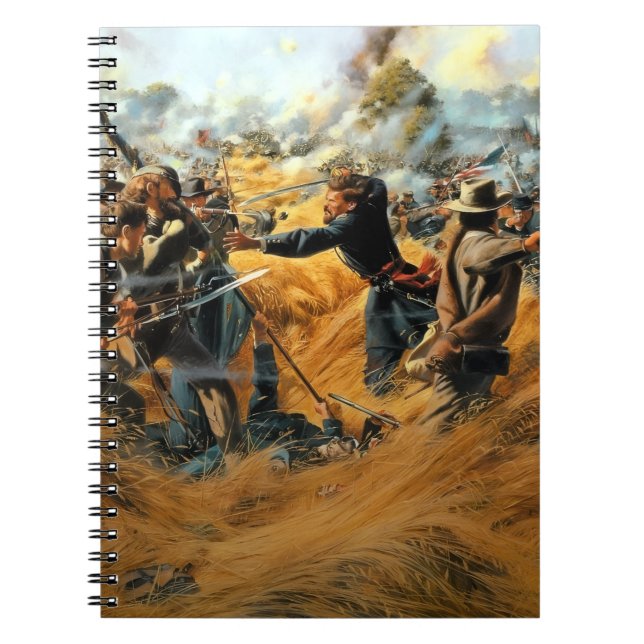Carnet Civil War Gettysburg the Wheatfield (Devant)