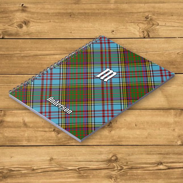 Carnet Clan Anderson Tartan (Créateur téléchargé)
