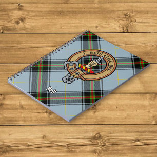 Carnet Clan Bell Crest sur Tartan