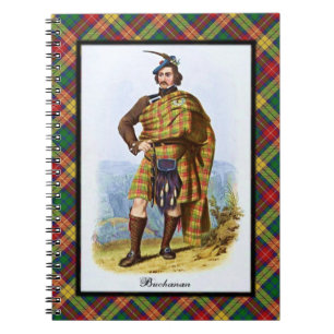 Carnet Clan Buchanan Scottish Highland Dreams