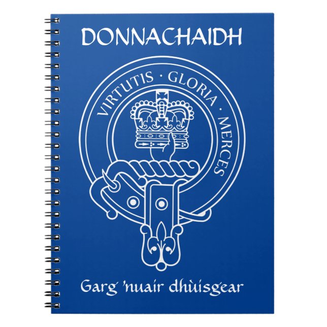 Carnet Clan Donnachaidh (Robertson) Crest & War Cry (Devant)