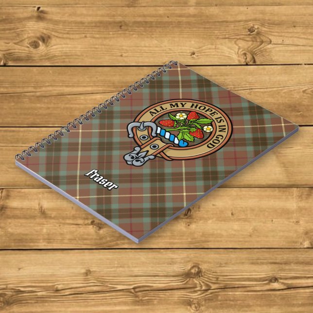 Carnet Clan Fraser Crest sur le tartare de chasse Patinée (Créateur téléchargé)