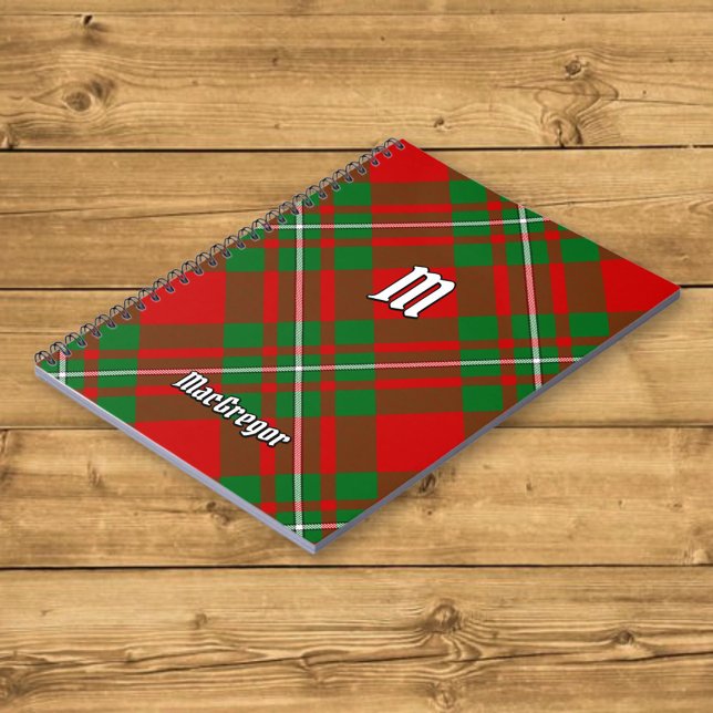Carnet Clan Gregor Tartan (Créateur téléchargé)