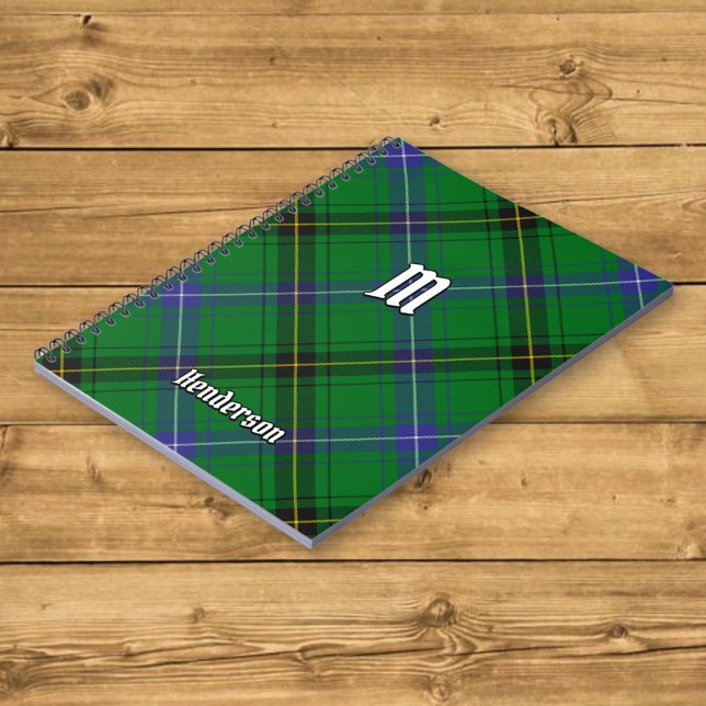 Carnet Clan Henderson Tartan (Créateur téléchargé)